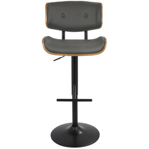 Arlon Adjustable Height Swivel Bar Stool by Wade Logan