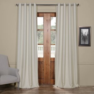 Jolene Solid Blackout Thermalu00a0Grommet Single Curtain Panel