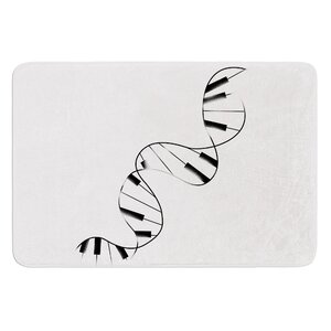 DNA Piano by Tobe Fonseca Bath Mat