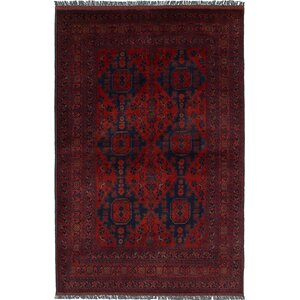 One-of-a-Kind Bouldercombe Traditional Hand-Knotted Red Area Rug