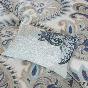 Kiran Embroidered Cotton Lumbar Throw Pillow