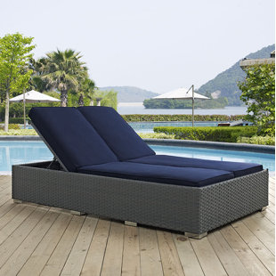 Double Patio Chaise Lounge Chairs You Ll Love Wayfair Quickview