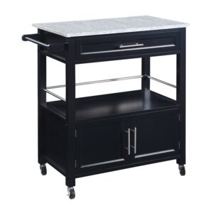 Byard Kitchen Cart with Granite Top