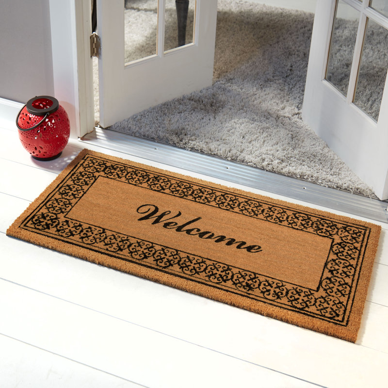 Nicole Miller Patio Fremont Welcome Door Mat Wayfair Patio Fremont Welcome