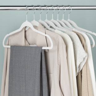 Closet Bedroom Storage You Ll Love Wayfair Ca Wayfair Basics Velvet Touch Non Slip Hanger Set Of 50