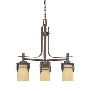 Mission Ridge 3-Light Shaded Chandelier