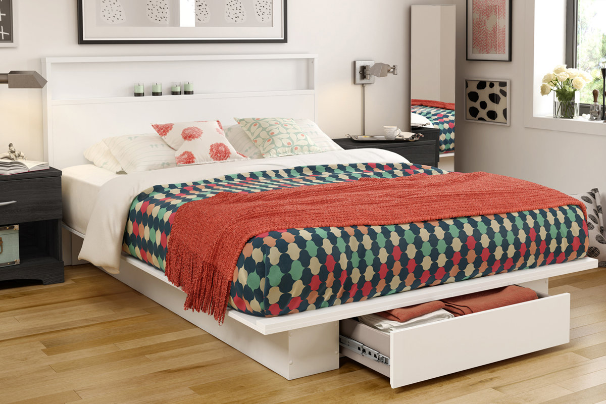 South Shore Holland Queen Platform Bed & Reviews Wayfair