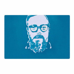 Theresa Giolzetti Hello World Dennis Ritchie Blue/White Area Rug