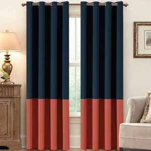 Shipton Solid Blackout Thermal Curtain Panels (Set of 2)