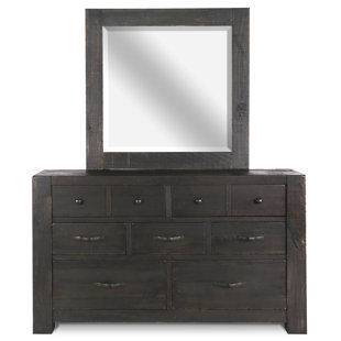 Delta Dark Chocolate Dresser Wayfair Fairman 7 Drawer Dresser With Mirror