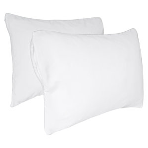 Tailor Fit Luxury Spa Hair Care Anti-Static Zippered Pillow Protector (Set of 2) by Perfect Fit Industries