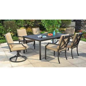 Prescott 7 Piece Dining Set with Cushions