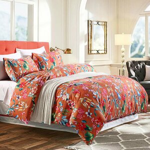 Tropical Floral Duvet Cover Set