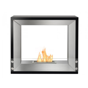 Tempo Freestanding Ventless Ethanol Fireplace by Ignis Products