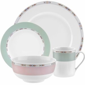 Formal Deco 16 Piece Dinnerware Set