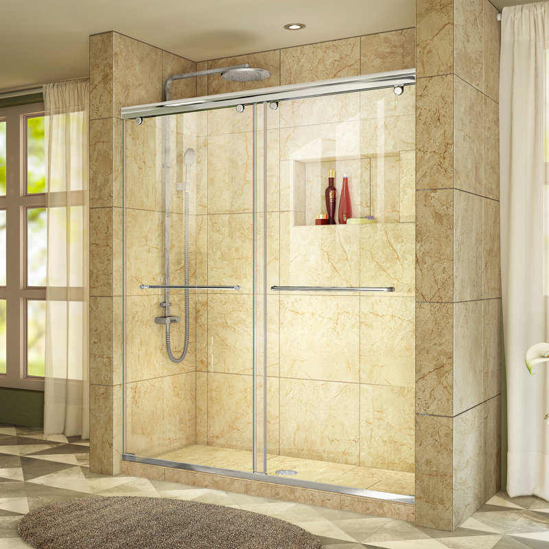 Dreamline Charisma 60 X 76 Byp Semi Frameless Shower Door With Charisma 60 X 76 Byp Semi Frameless Shower Door With Clearmax Technology