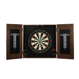 Dartboards Cabinets Accessories You Ll Love Wayfair Webster Dartboard And Cabinet Set