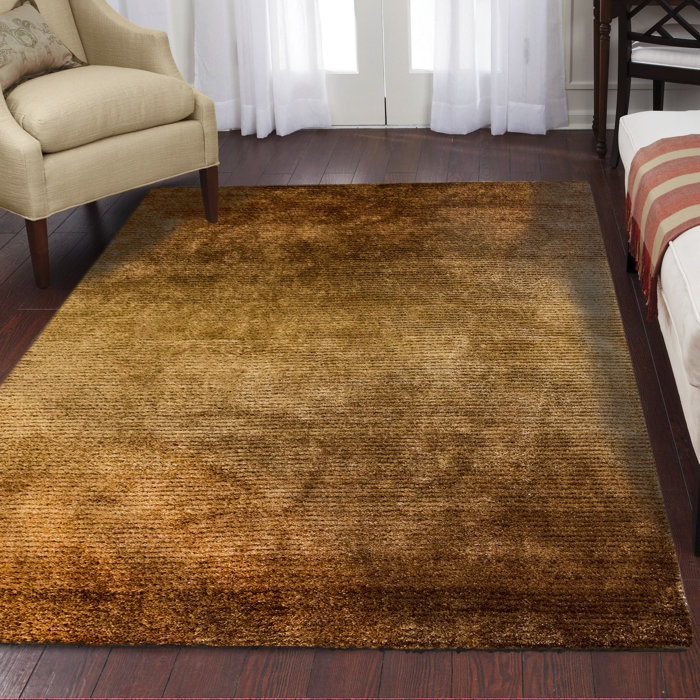 Oceanbridge Jack Machine Woven Polyester Brown Area Rug Jack Machine Woven Polyester Brown Area Rug