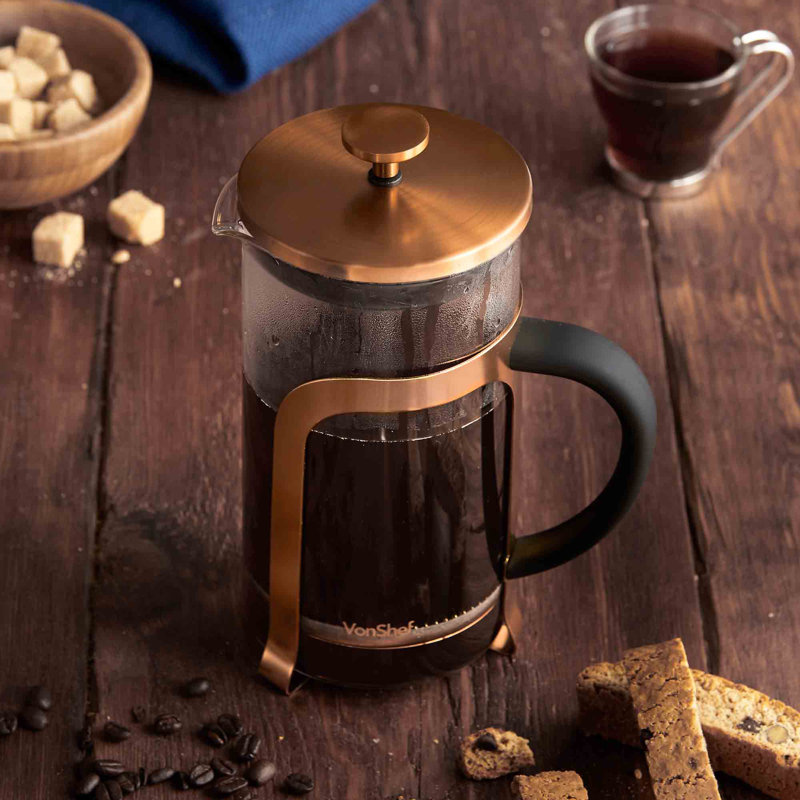 VonShef French Press 8 Cup 1 L Cafetiere | Wayfair.co.uk