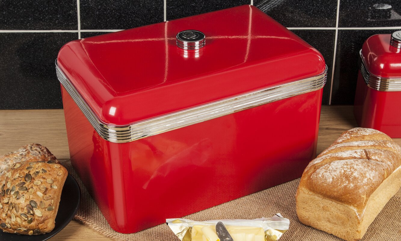 Swan Retro Bread Bin & Reviews Wayfair.co.uk