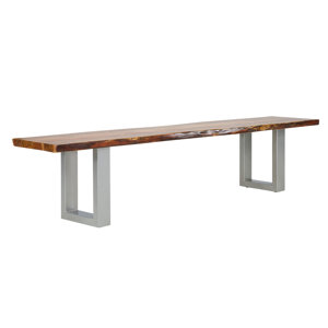 Sitzbank Barku aus Metall/Holz von Massivum
