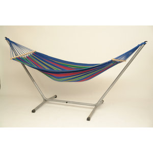 Aruba Jet Cotton Hammock with Stand