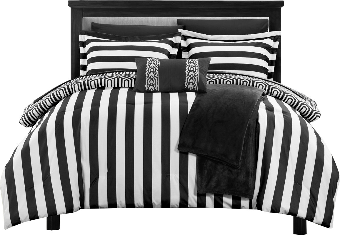 Chic Home Paris 10 Piece Full Comforter Set & Reviews Wayfair