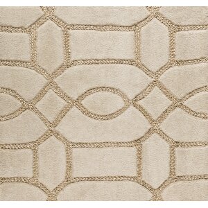 Desroches Hand-Tufted Beige Area Rug