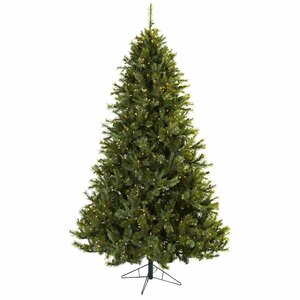 7.5' Green Majestic Multi-Pine Artificial Christmas Tree with 650 Clear Light with Stand