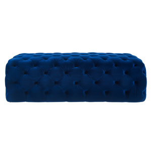 Alfhild Velvet Ottoman by Willa Arlo I..