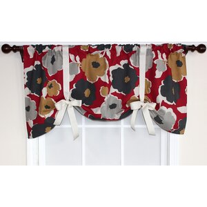 Flower Power Tie-Up Curtain Valance