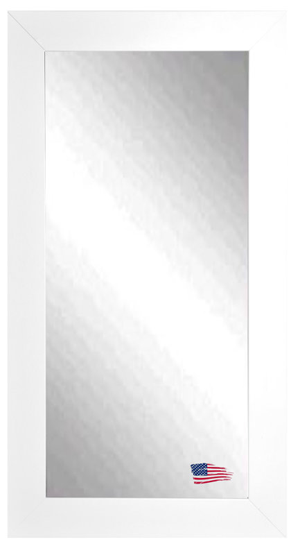 Tall Wall Mirror latitude run rectangle satin white wide tall wall mirror & reviews Tall Wall Mirror latitude run rectangle satin white wide tall wall mirror & reviews