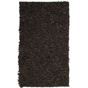 Albany Hand-Knotted Dark Brown Area Rug