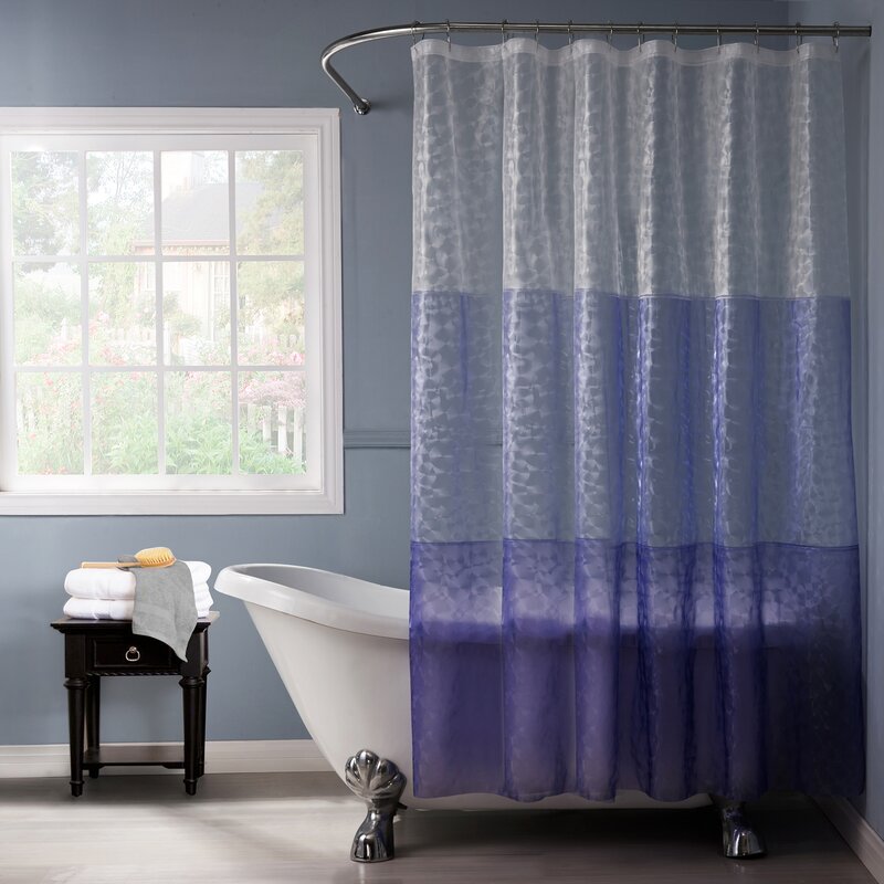 Dainty Home Reflection 3D Vinyl Shower Curtain & Reviews | Wayfair