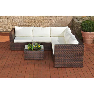 6-tlg. Sitzgruppen-Set Pisa mit Kissen von Home ..