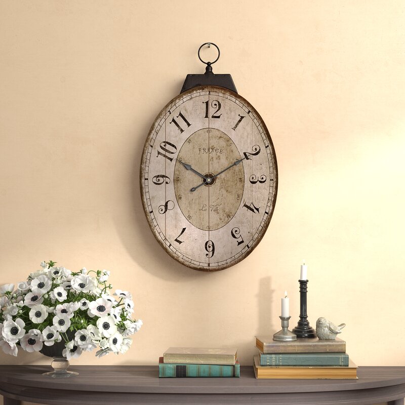 Three Posts Wall Clock & Reviews | Wayfair