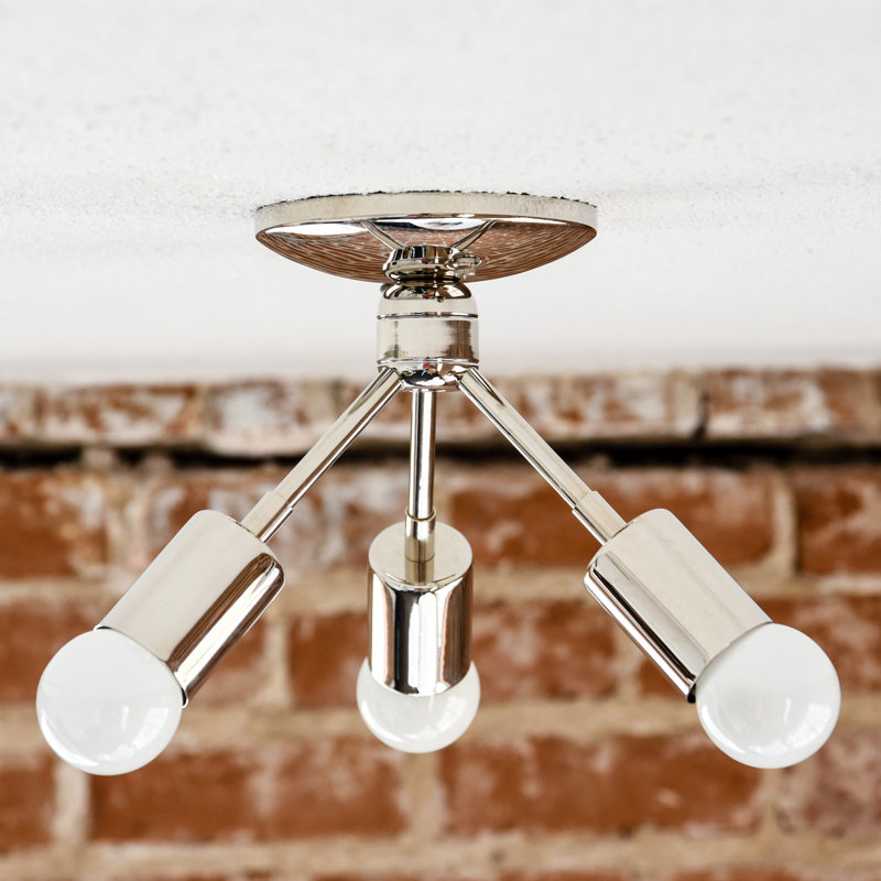 Mid Century Flush Mount Light