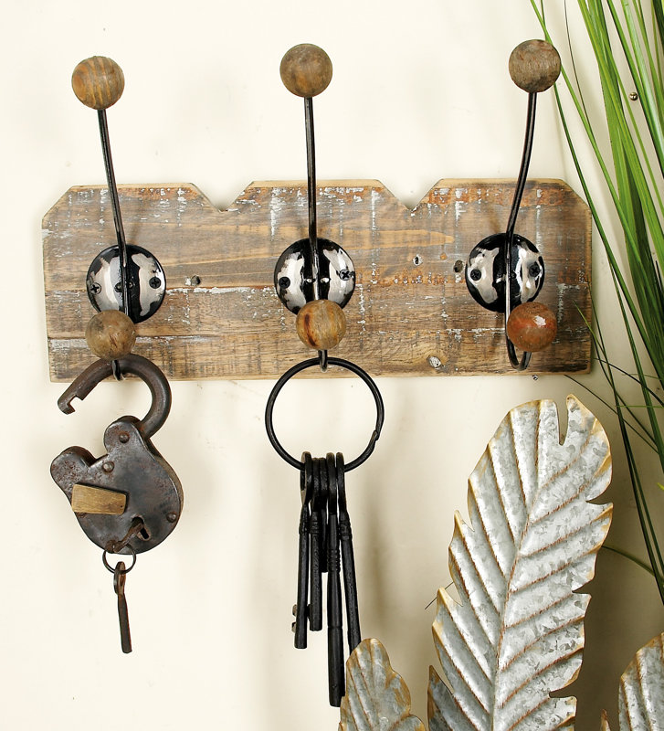 Cole & Grey Wall Mounted Coat Rack & Reviews Wayfair