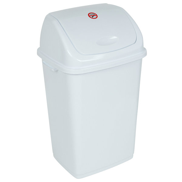 Superior Performance Plastic 13 Gallon Swing Top Trash Can Reviews Superior Performance Plastic 13 Gallon Swing Top Trash Can Reviews Wayfair