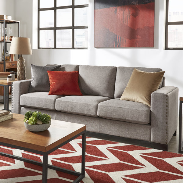 Mercury Row Blackston Nailhead Trim Sofa Reviews Wayfair