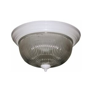 2-Light Flush Mount