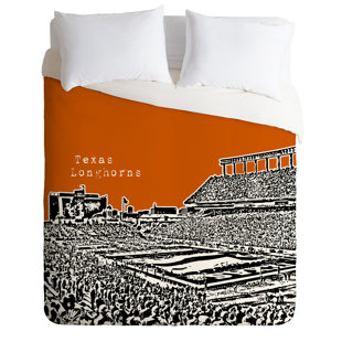 Texas Longhorn Bathroom Set Wayfair Texas Longhorns Duvet Cover Set