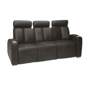 Ambassador Home Theater Sofa (Row of 3) by Bass
