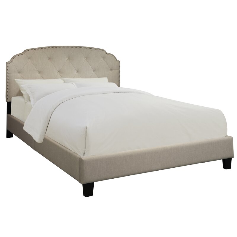 Andover Mills Anson Upholstered Panel Bed & Reviews | Wayfair.ca