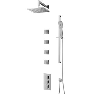 Dusche mit Mischbatterie Atwood von Belfry Bathroom