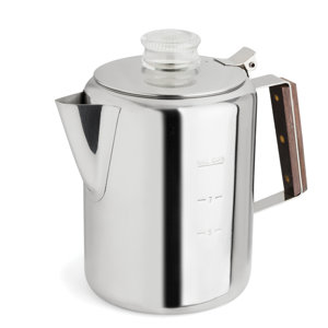 2-9 Cup Rapid Brew Stainless Steel Percolator