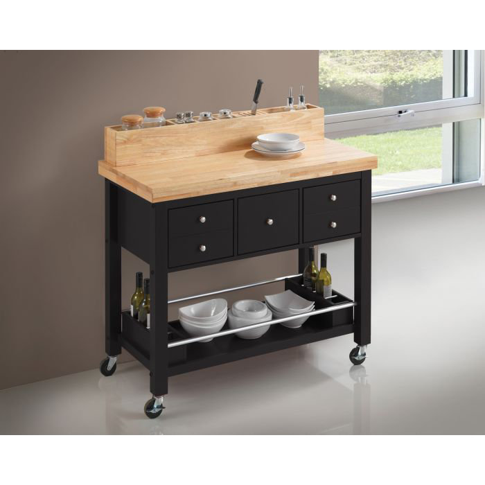Red Barrel Studio Trabelsi Kitchen Cart Wayfair Ca Trabelsi Kitchen Cart