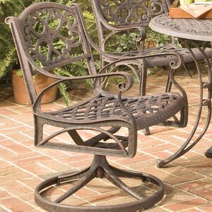 Van Glider Swivel Patio Dining Chair