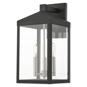 Demery 3-Light LED Outdoor Wall Lantern