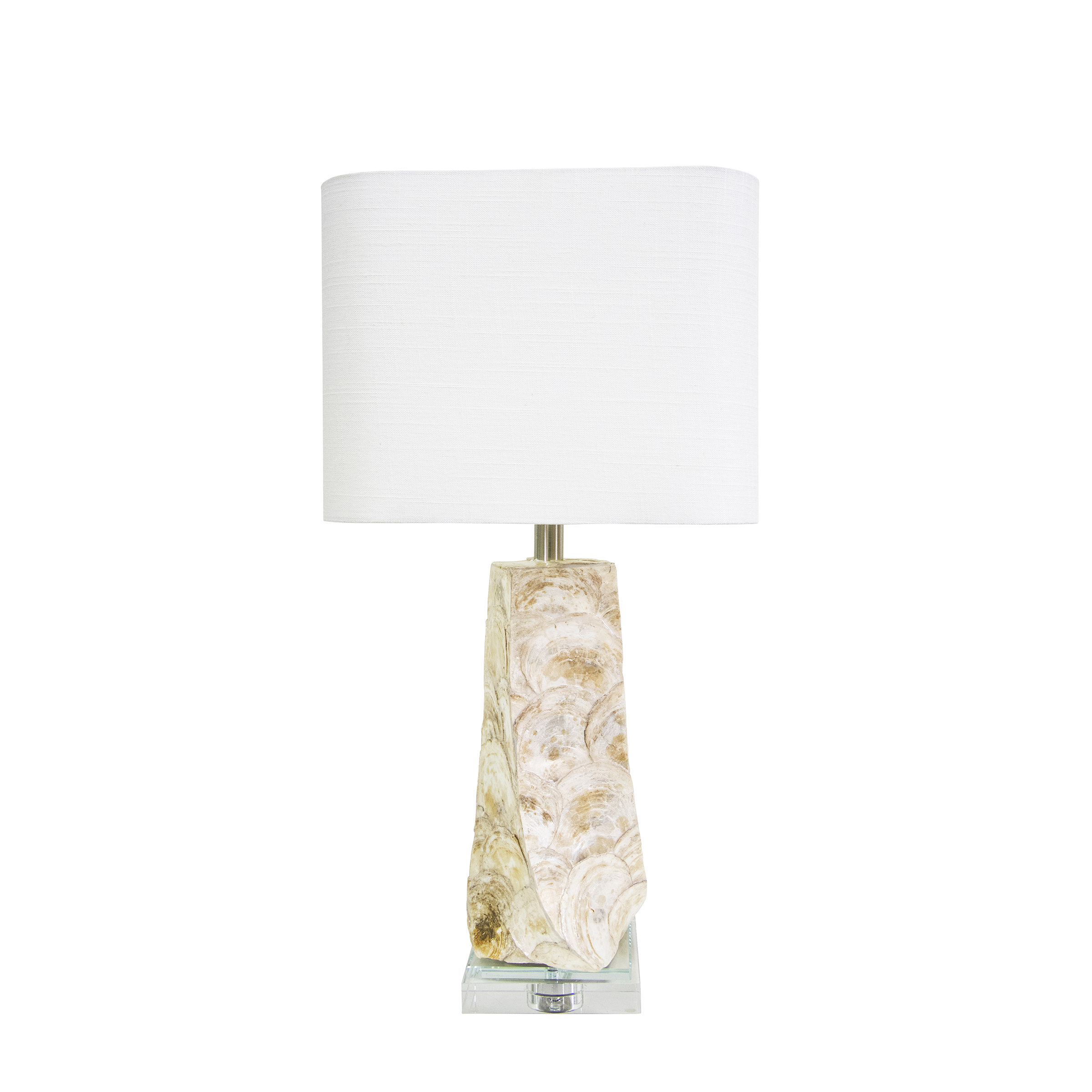 Couture Inc Del Mar 27 Table Lamp With Oval Shade Wayfair